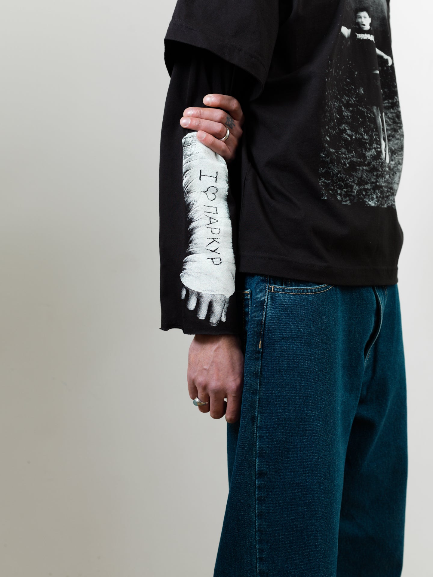 L/S T-SHIRT “PARKOUR” BLACK