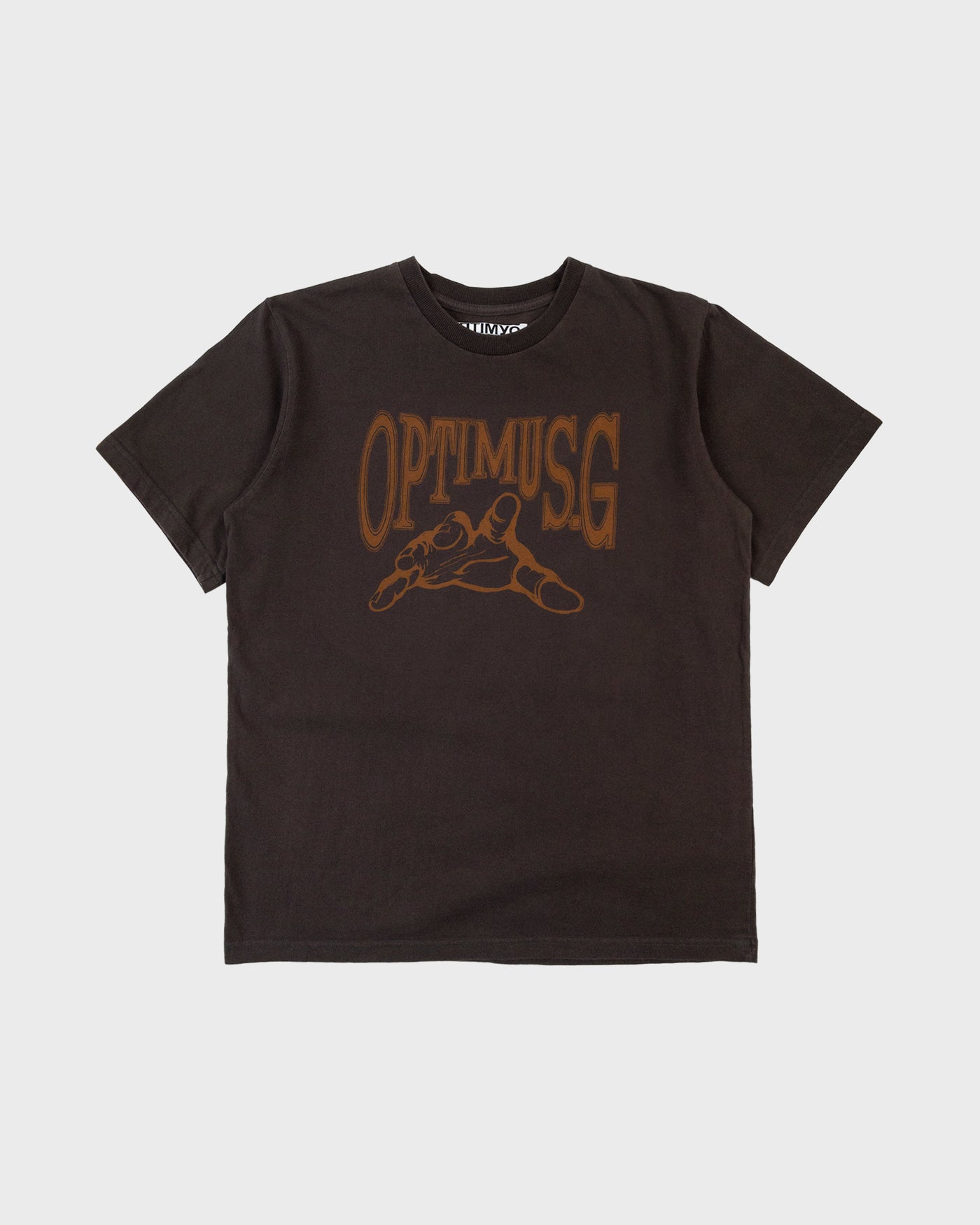 T-SHIRT "POWER" BROWN