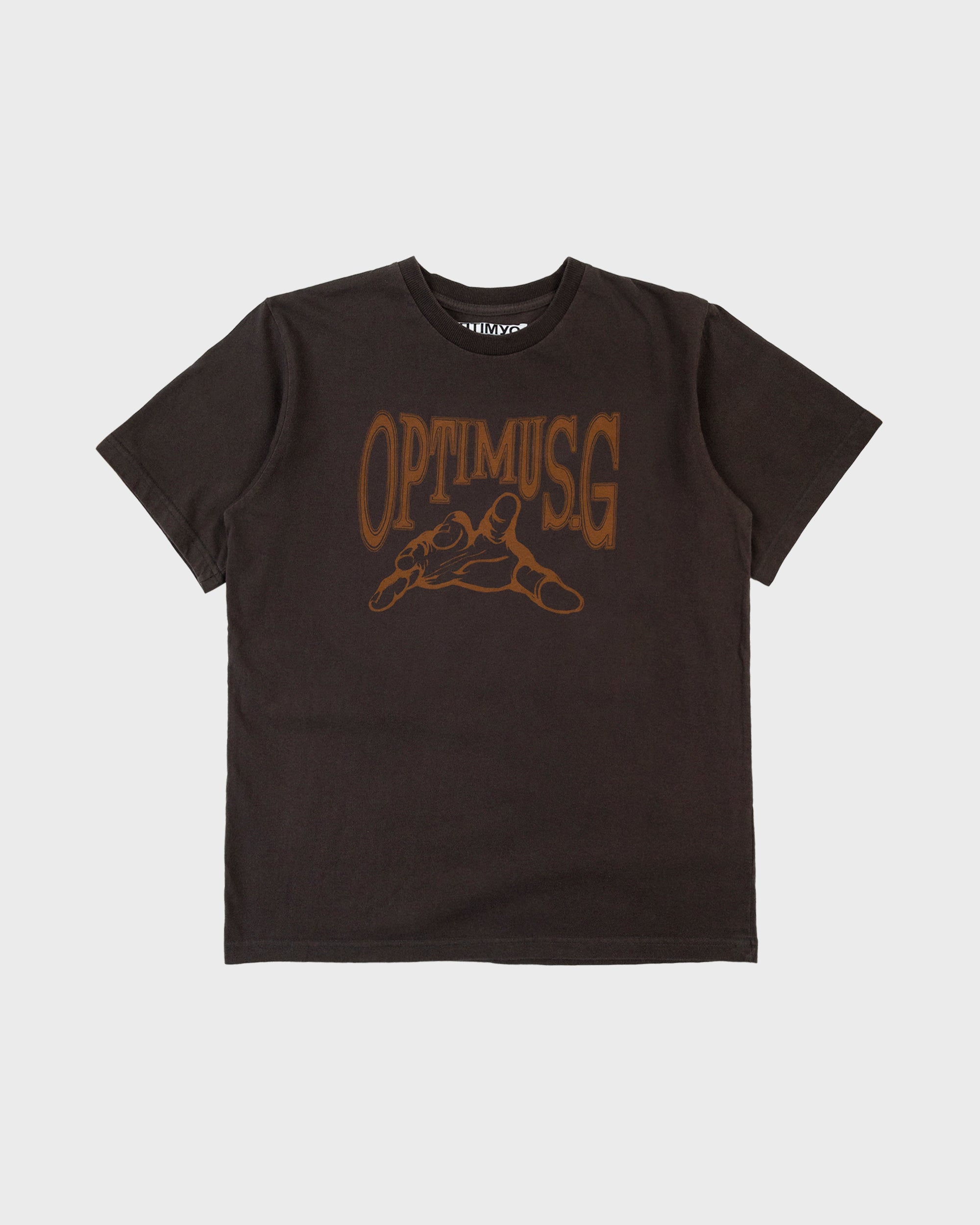 T-SHIRT "POWER" BROWN