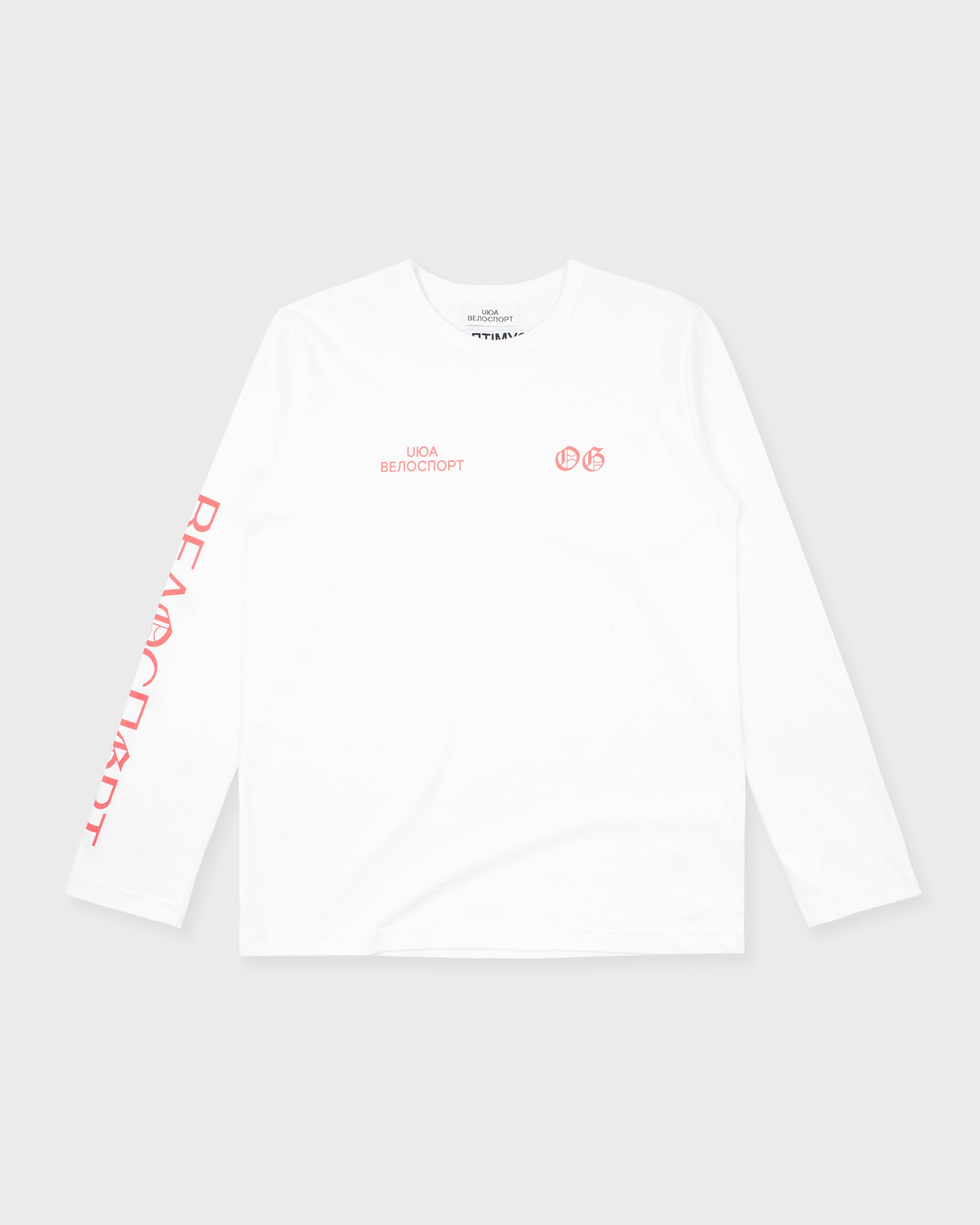 L/S T-Shirt “OG X UЮА” White