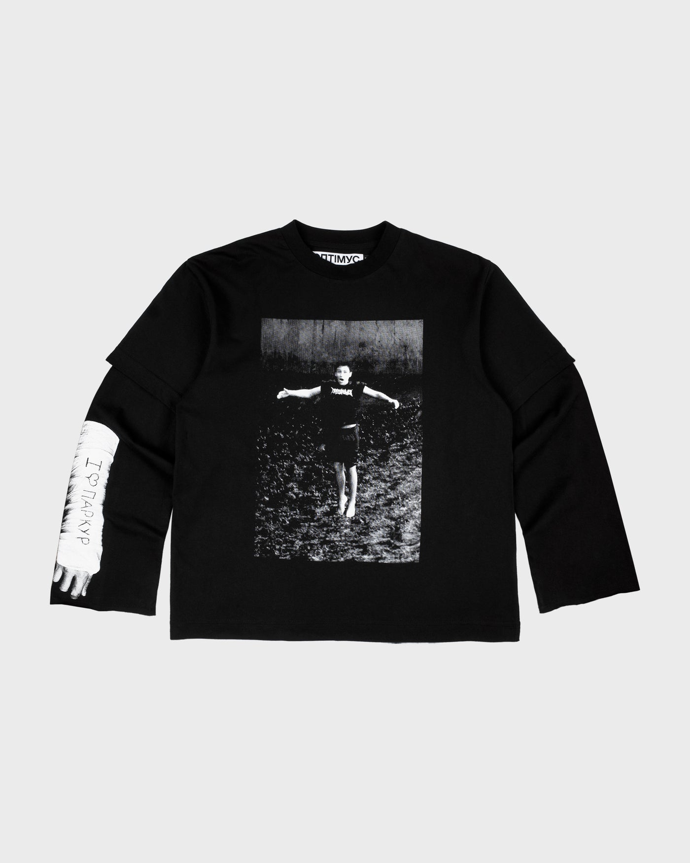 L/S T-SHIRT “PARKOUR” BLACK