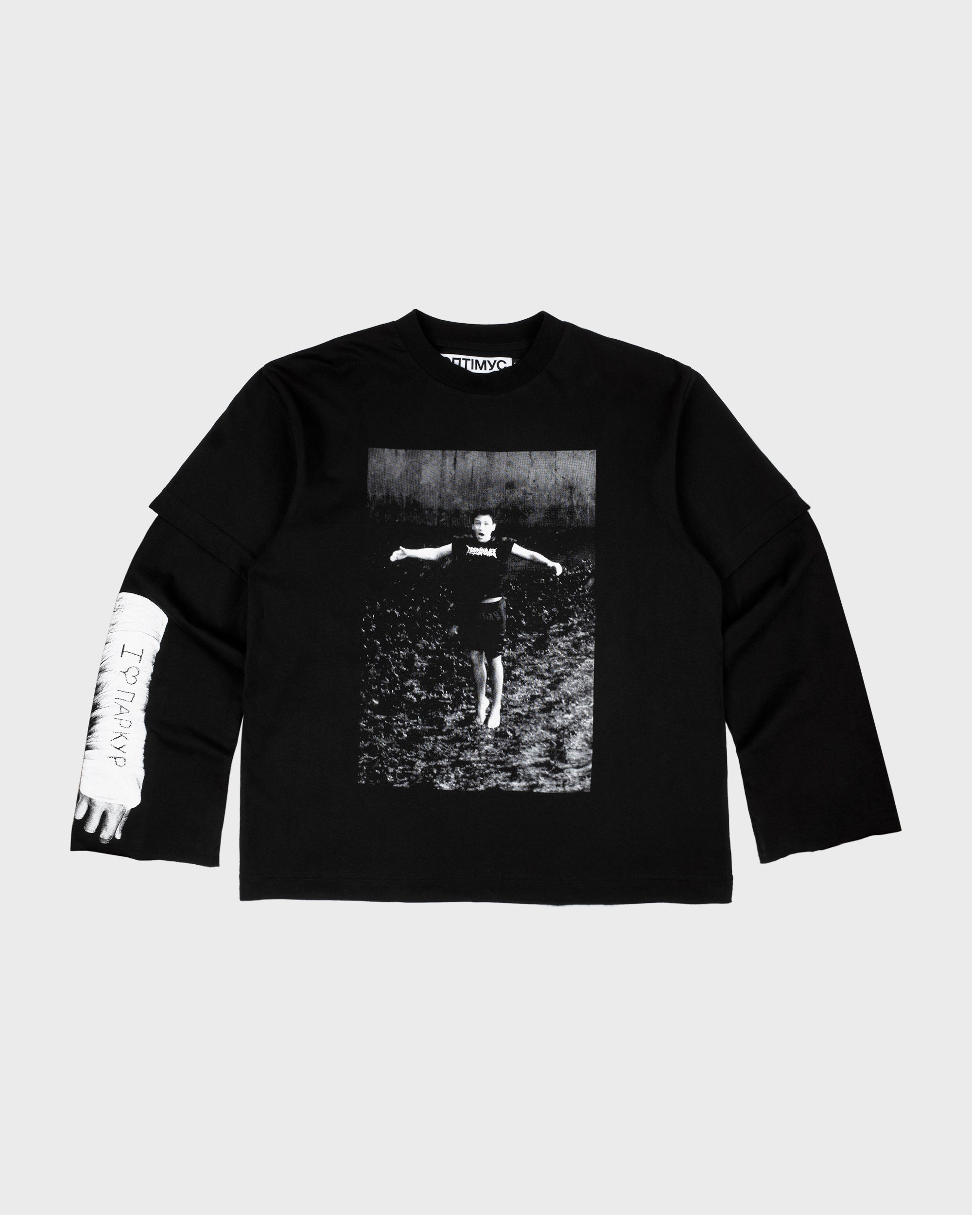 L/S T-SHIRT “PARKOUR” BLACK