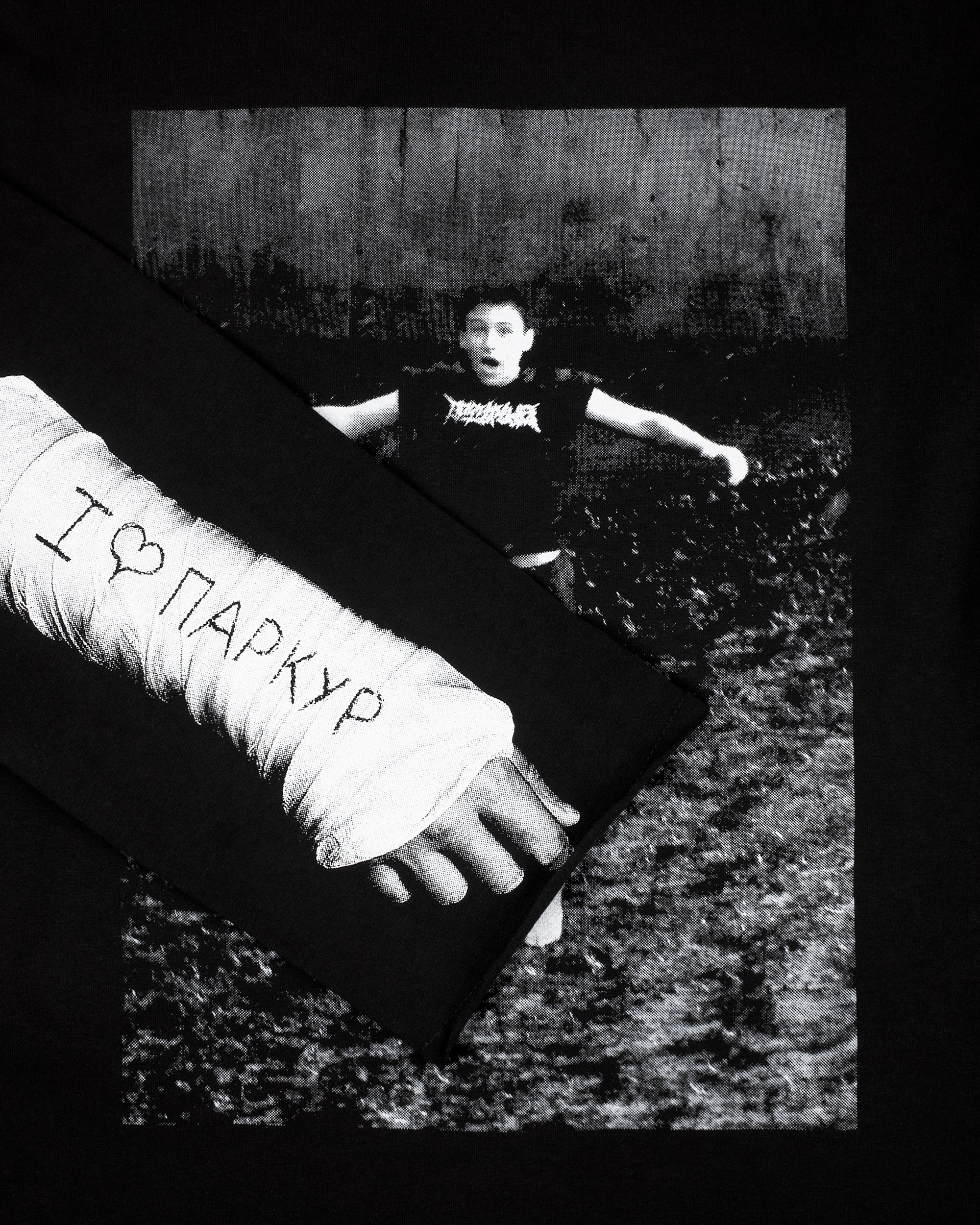 L/S T-SHIRT “PARKOUR” BLACK