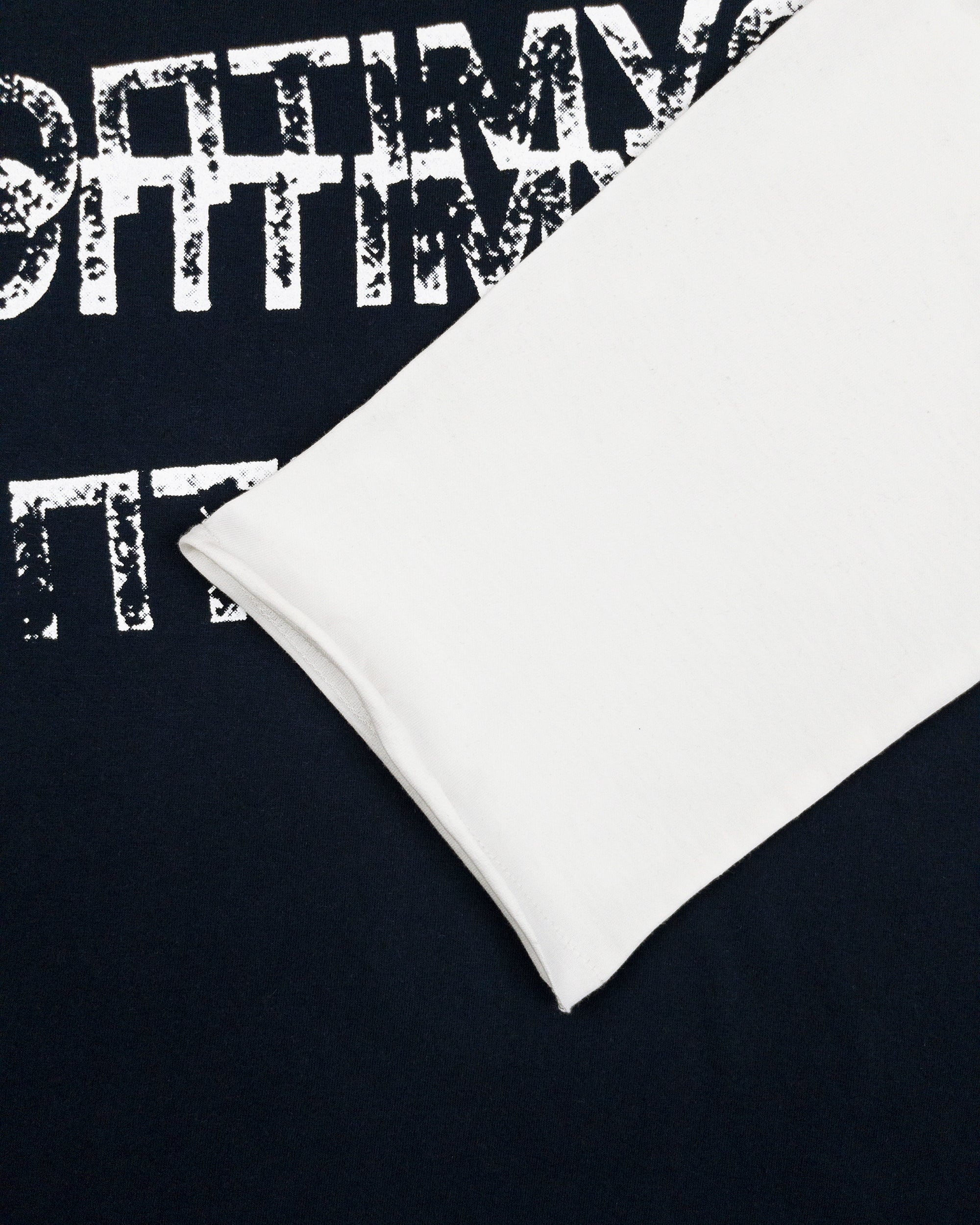 LONG SLEEVE “STAMP” NAVY/WHITE