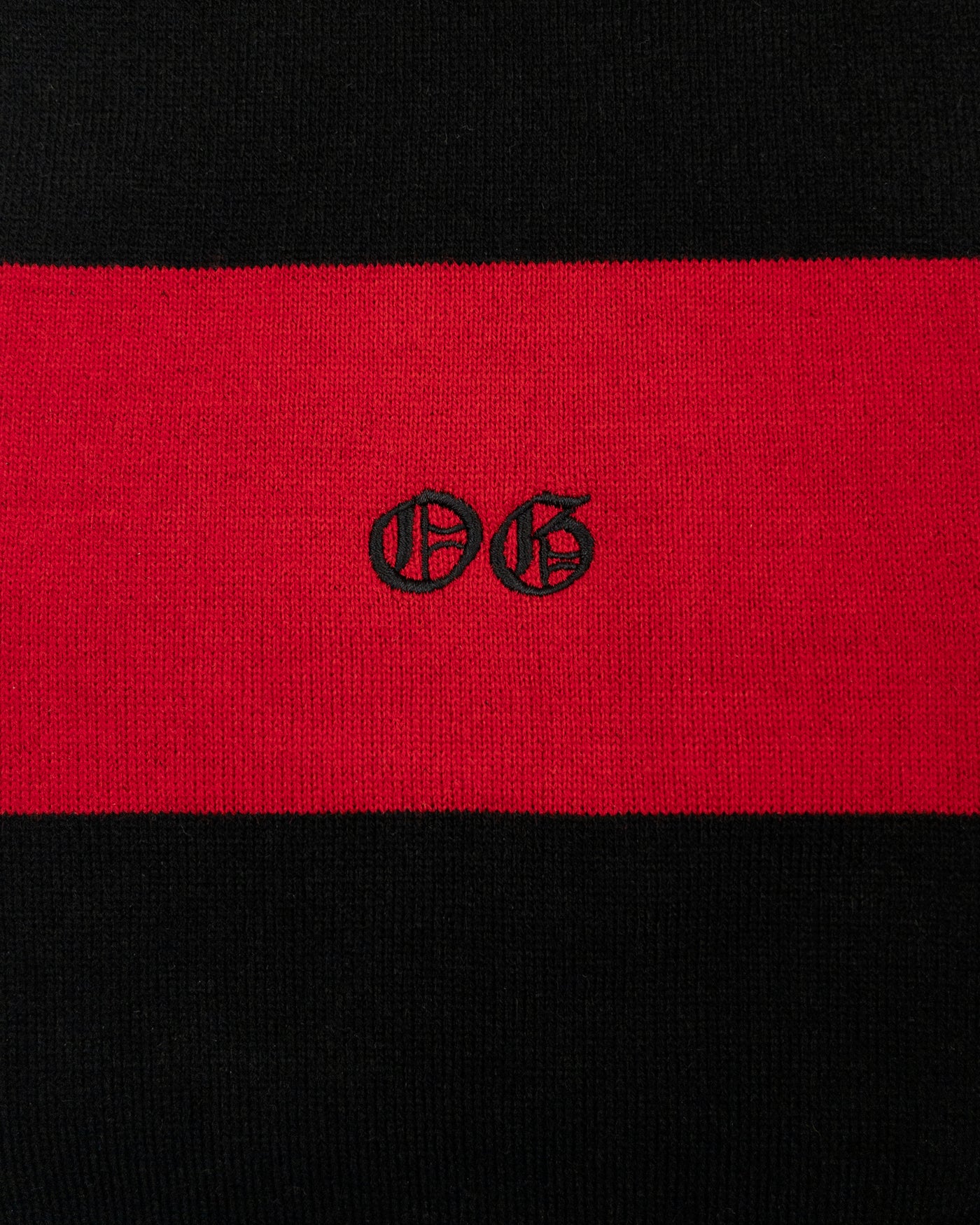 SCARF "B&W" ЧОРНО-ЧЕРВОНИЙ