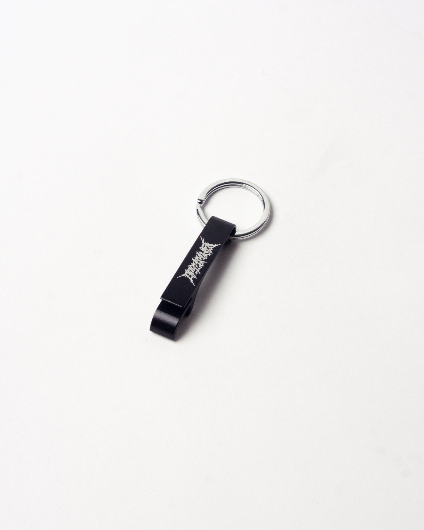 BOTTLE OPENER KEYCHAIN “SOUND” BLACK