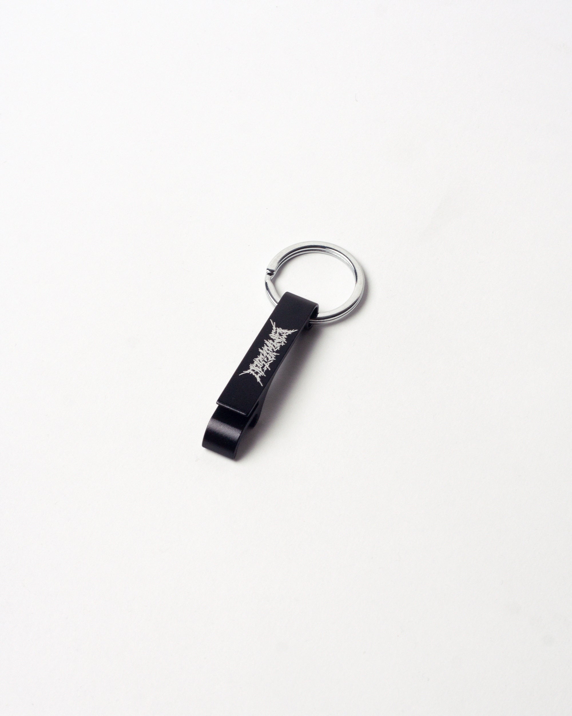 BOTTLE OPENER KEYCHAIN “SOUND” BLACK