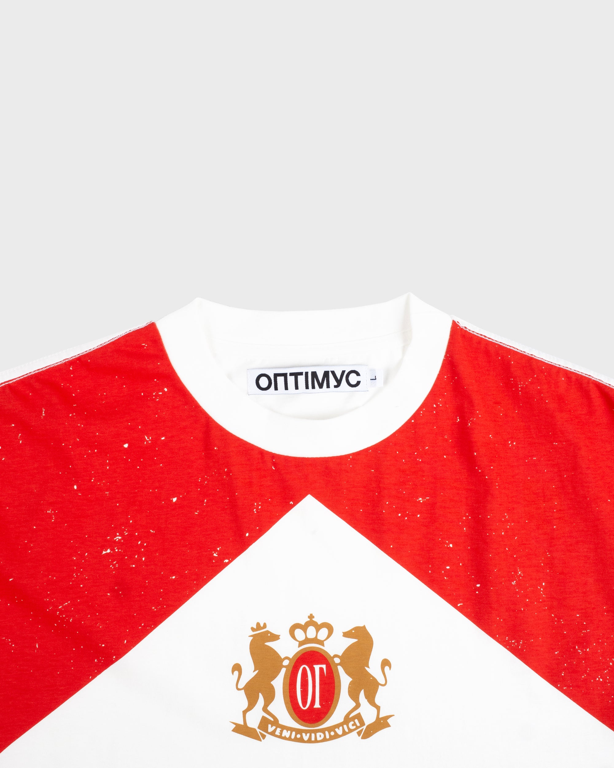 T-SHIRT “СИГАРЕТА” WHITE/RED