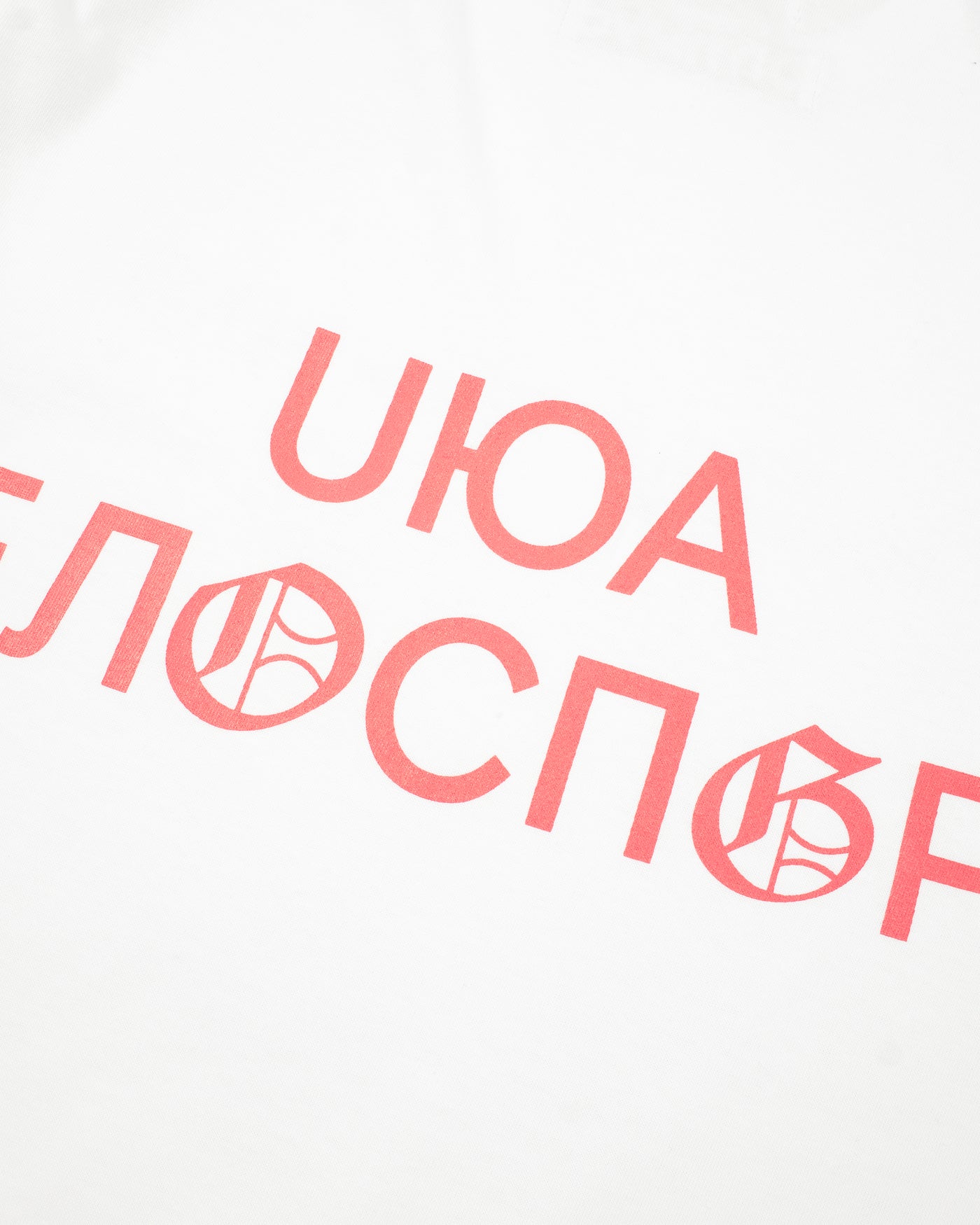 L/S T-Shirt “OG X UЮА” White