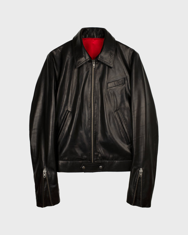 JACKET “CORSAIR” BLACK/RED