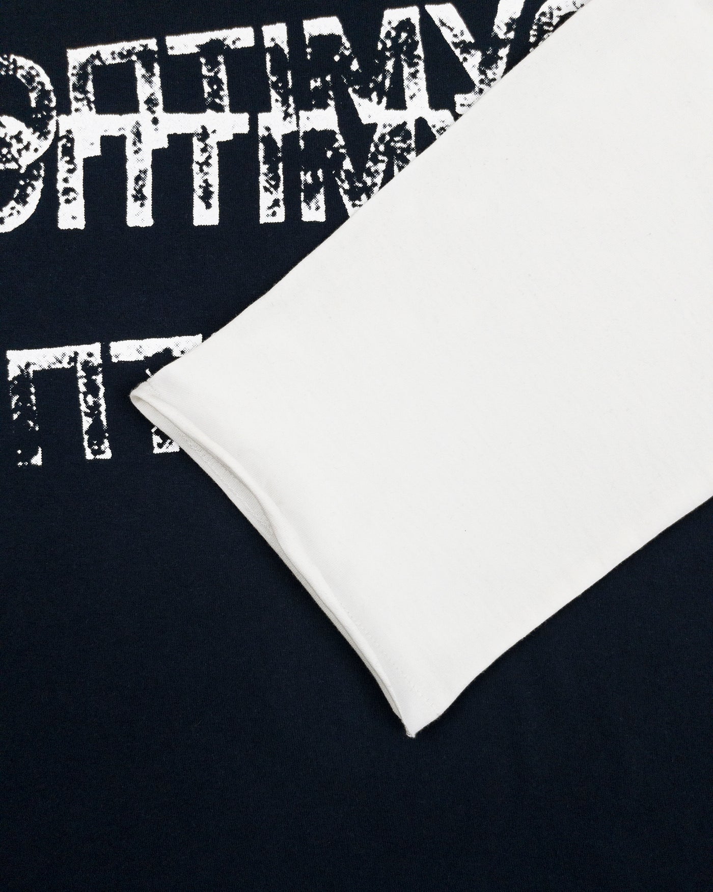 LONG SLEEVE “STAMP” NAVY/WHITE