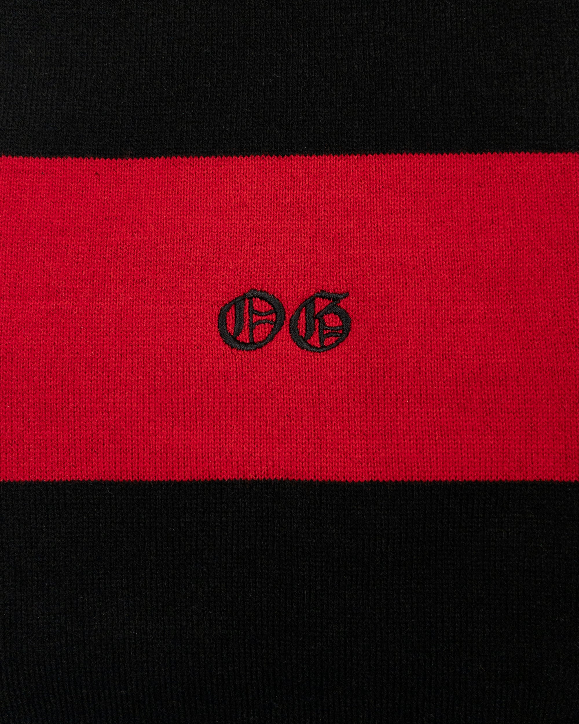 SCARF "B&W" ЧОРНО-ЧЕРВОНИЙ