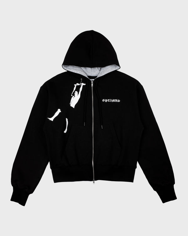 ZIP HOODIE “ТАРЗАНКА” BLACK