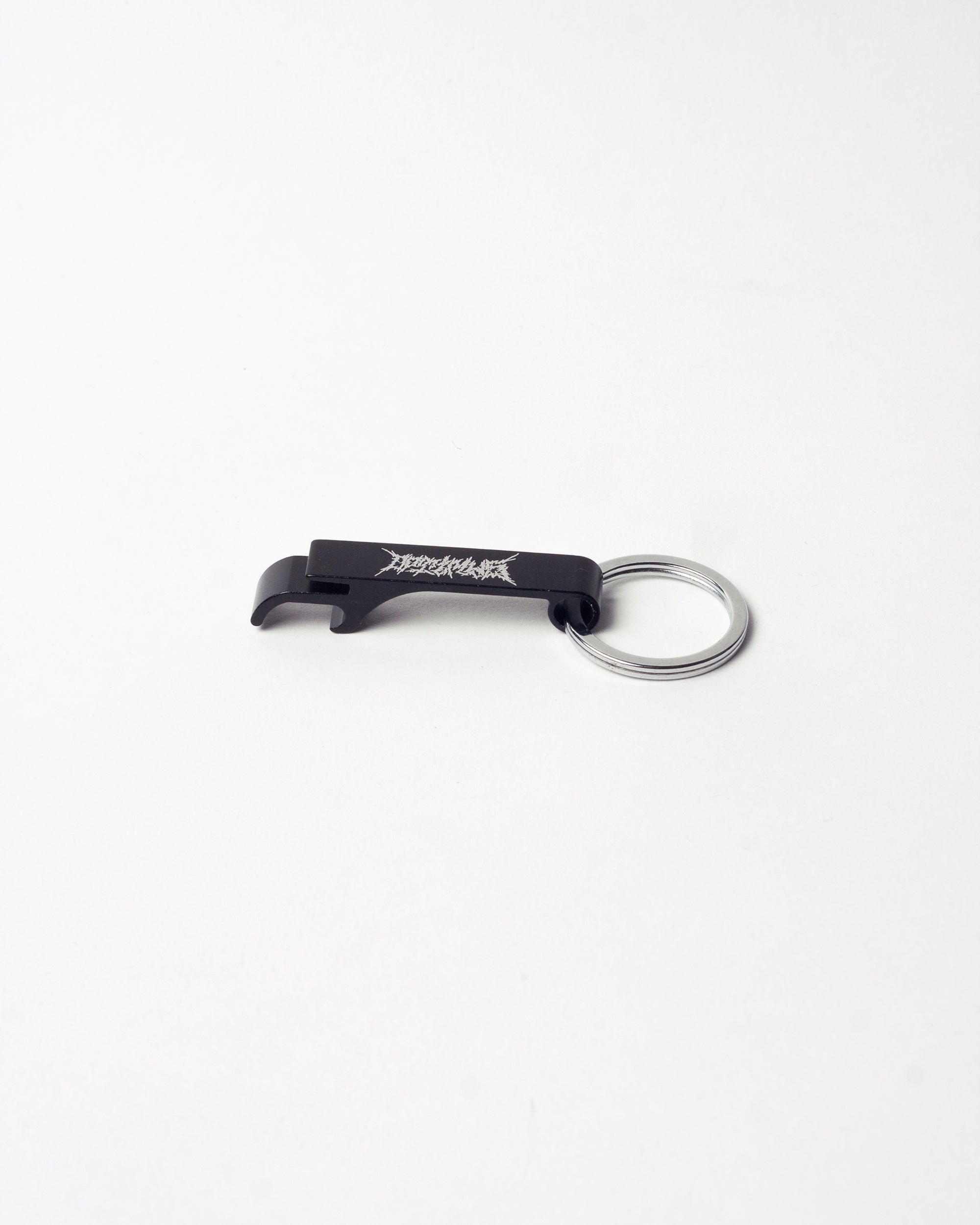 BOTTLE OPENER KEYCHAIN “SOUND” BLACK